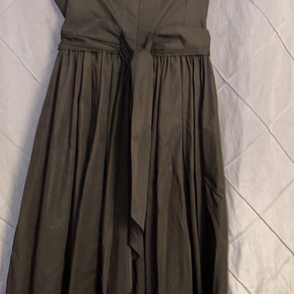 🧡 J crew A line princess sleeveless black formal dress /ballgown w/pockets sz 8 - Picture 7 of 9